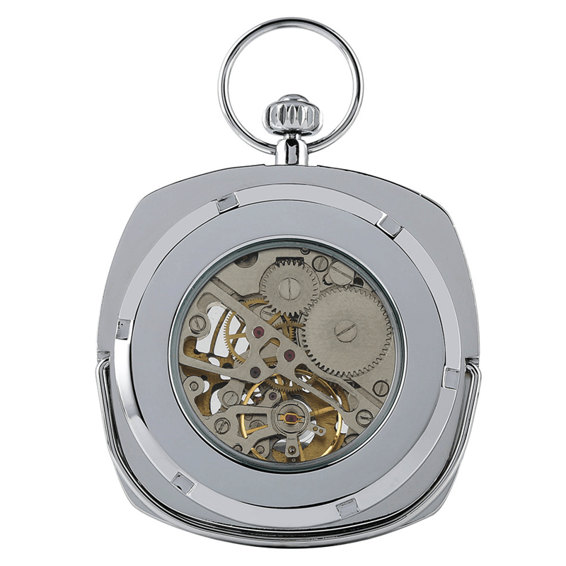 Montre À Gousset Homme Argent