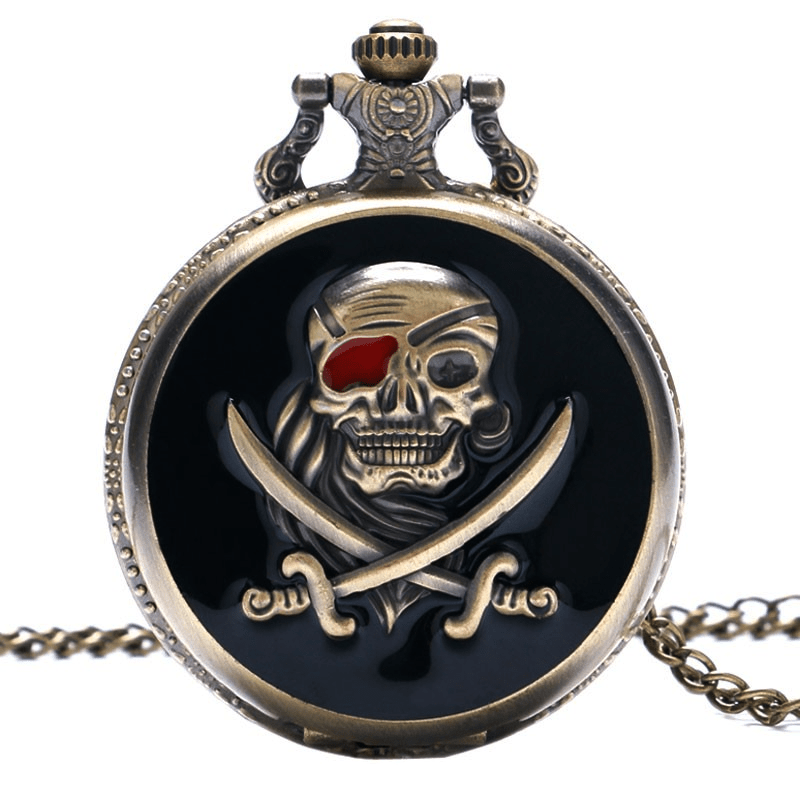 Montre À Gousset Homme Pirate Des Océans